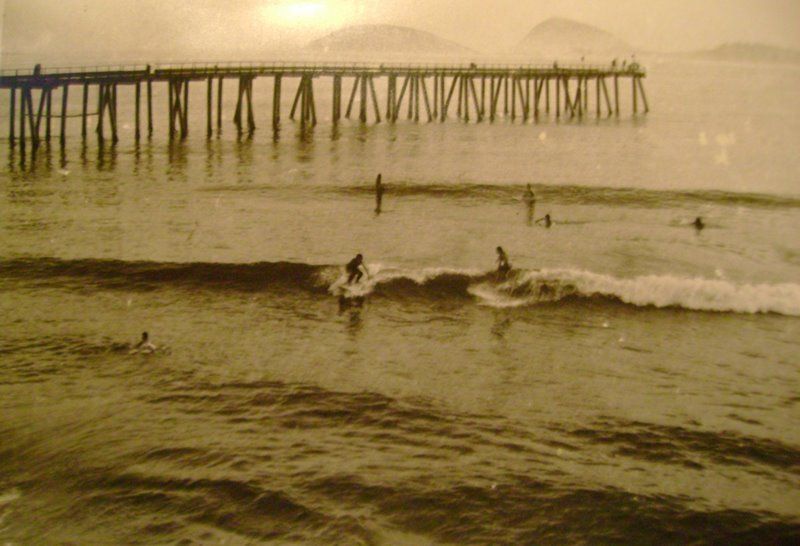 Pier de Ipanema janeiro/1972, maré cheia
