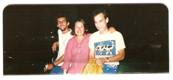 Papagaio, Flavia de Aquino e Didier - Paris, 1986